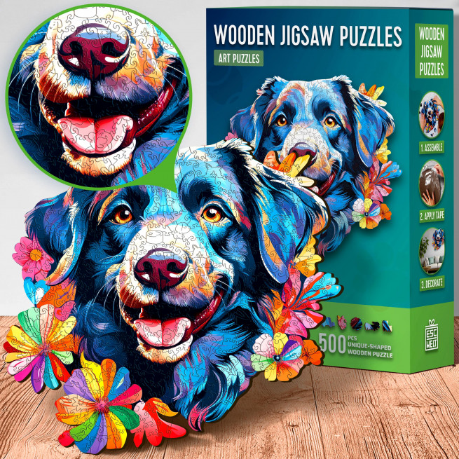 Images and photos of DOG PUZZLE 200 PIECES. ESC WELT.