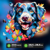 Images and photos of Dog puzzle 200 pieces. ESC WELT.