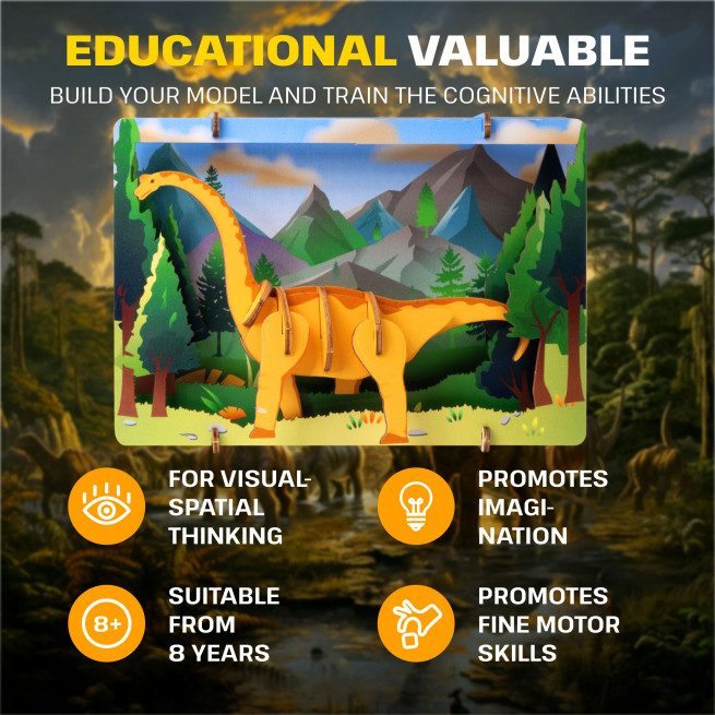 Images and photos of Dino Discovery 3D Puzzle Kit. ESC WELT.