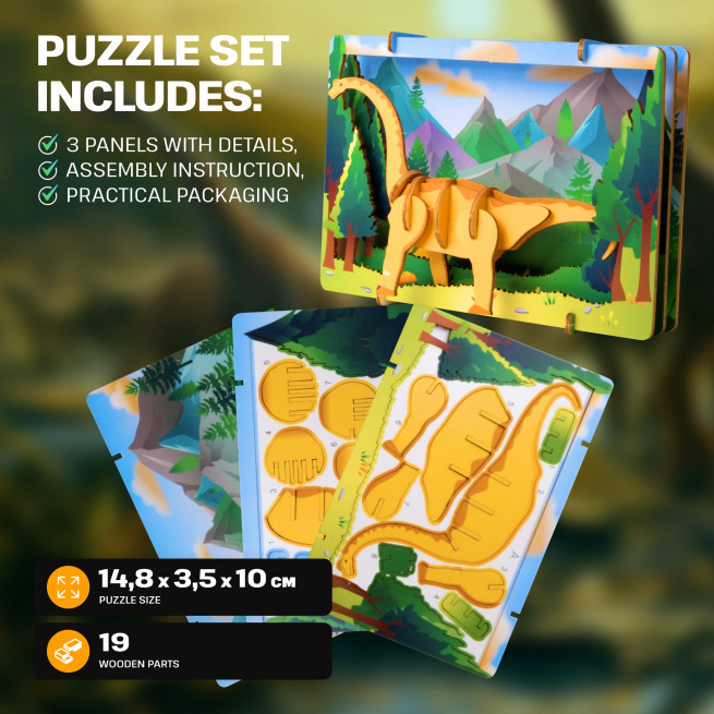 Images and photos of Dino Discovery 3D Puzzle Kit. ESC WELT.