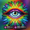Images and photos of Eye puzzle 200 pieces. ESC WELT.