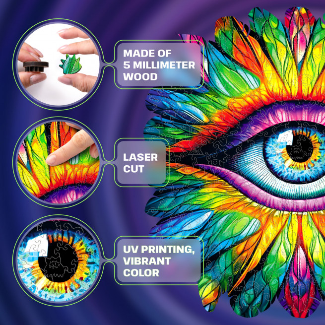 Images and photos of Eye puzzle 200 pieces. ESC WELT.