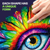 Images and photos of Eye puzzle 200 pieces. ESC WELT.
