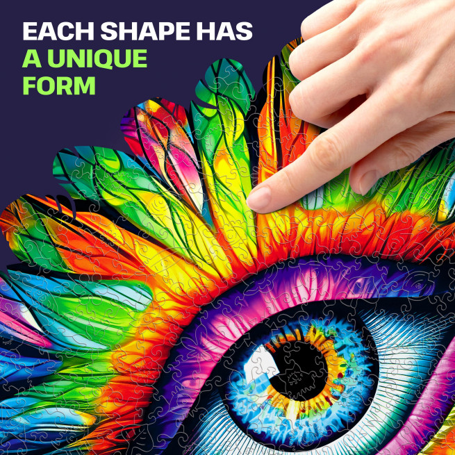 Images and photos of Eye puzzle 200 pieces. ESC WELT.