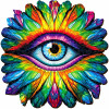 Images and photos of Eye puzzle 200 pieces. ESC WELT.