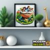 Images and photos of Funny Hippo Puzzle 300 pieces. ESC WELT.