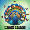Images and photos of Peacock puzzle 300 pieces. ESC WELT.
