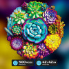 Images and photos of Succulent puzzle 500 pieces. ESC WELT.
