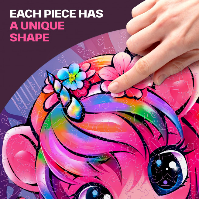 Images and photos of Unicorn Puzzle 200 pieces. ESC WELT.