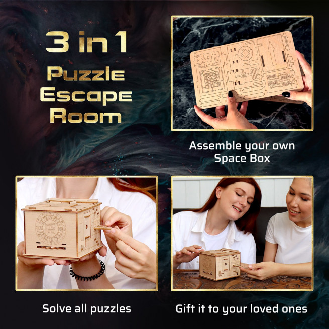 Images and photos of 3D Puzzle Game Space Box. ESC WELT.