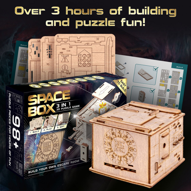 Images and photos of 3D Puzzle Game Space Box. ESC WELT.