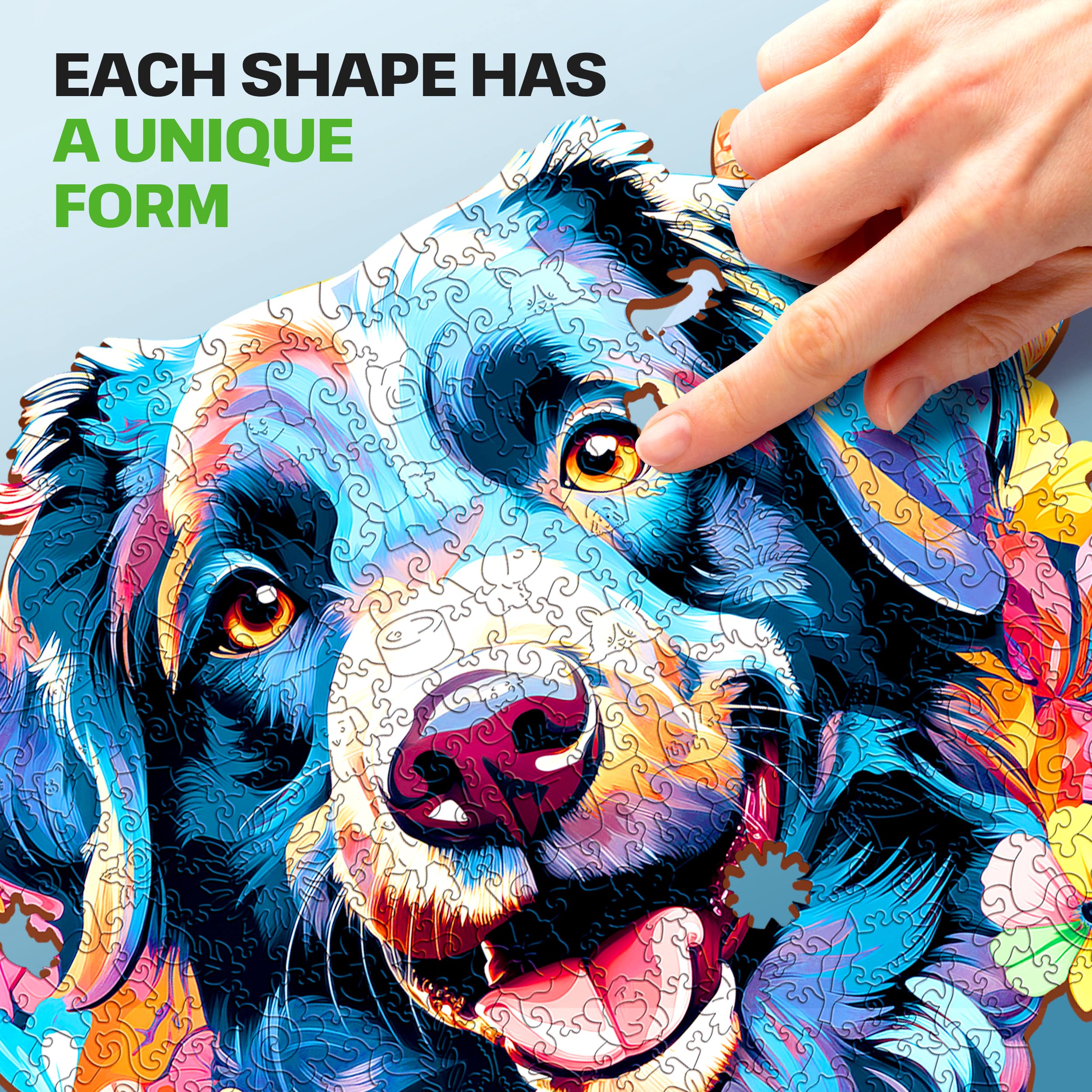 Images and photos of Dog puzzle 500 pieces. ESC WELT.