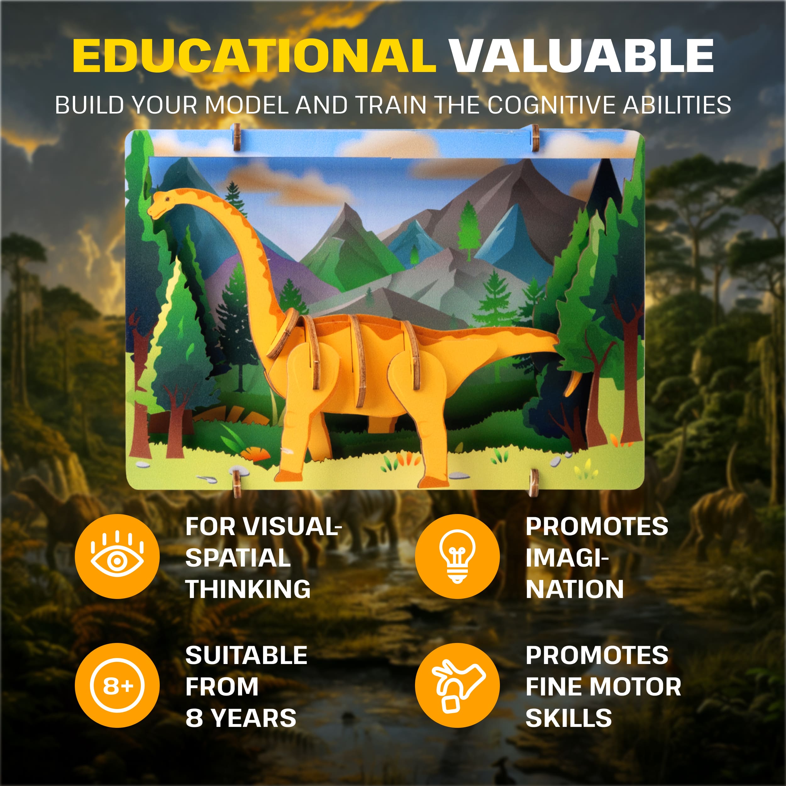 Images and photos of Dino Discovery 3D Puzzle Kit. ESC WELT.