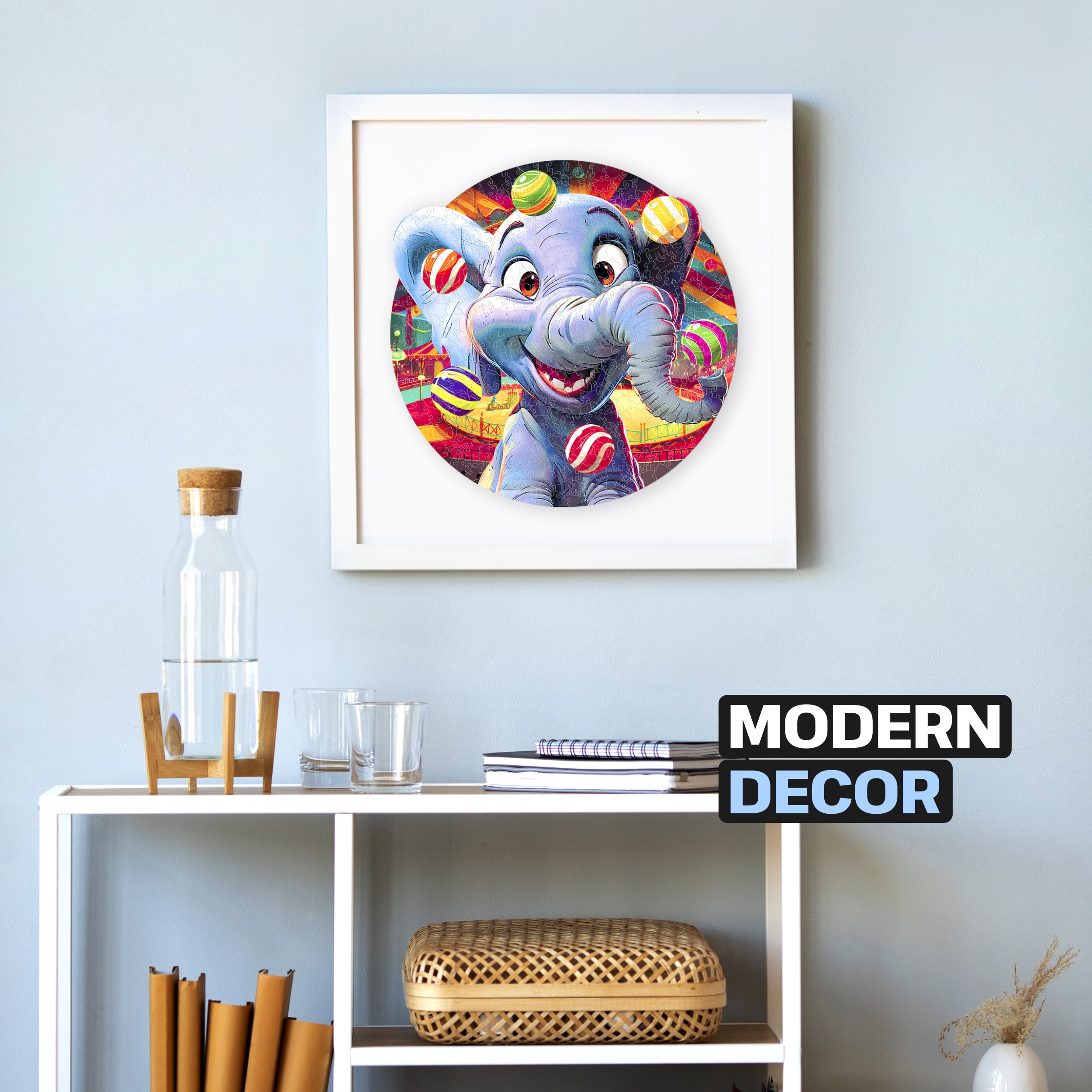 Images and photos of Funny Elephant Puzzle 500 pieces. ESC WELT.