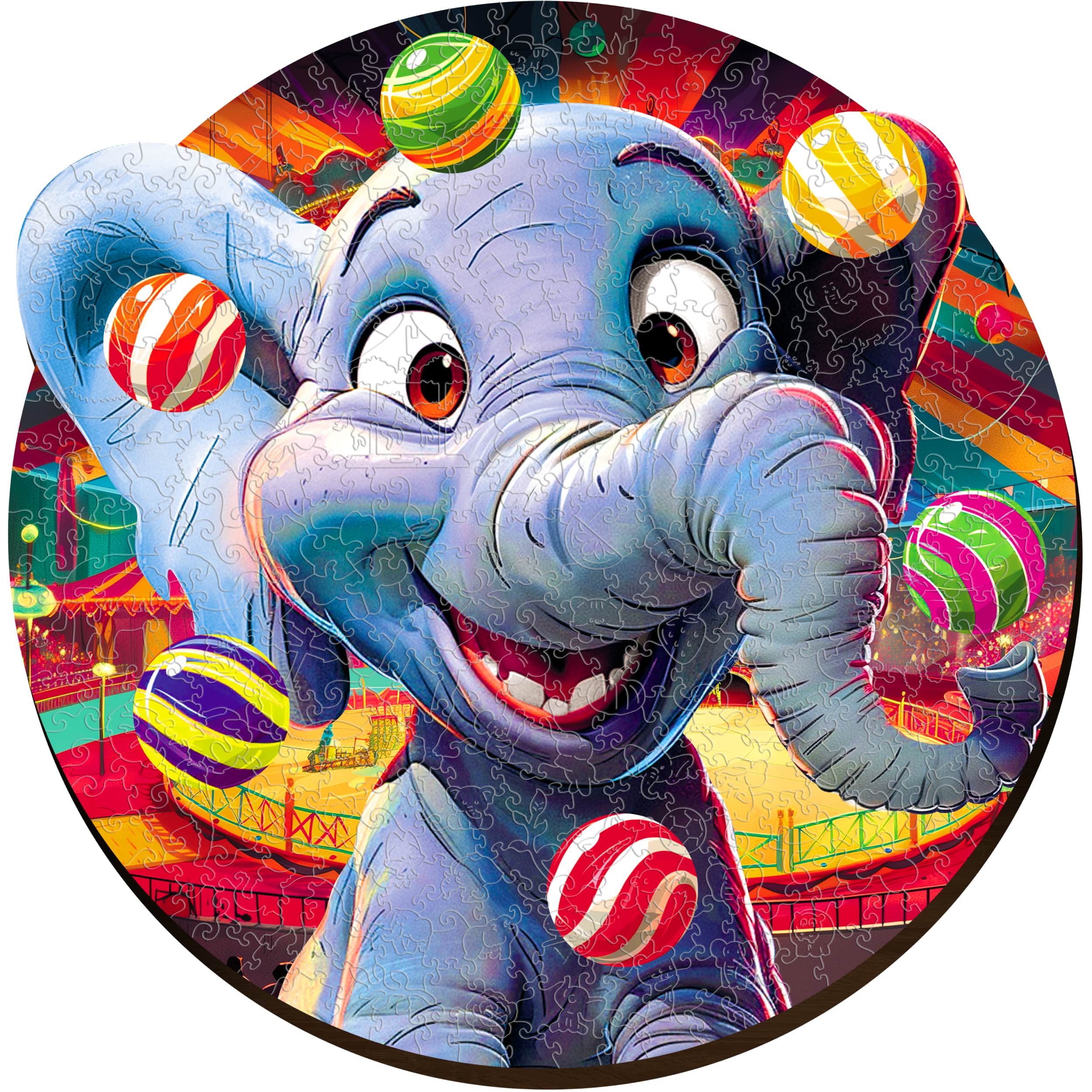 Images and photos of Funny Elephant Puzzle 500 pieces. ESC WELT.