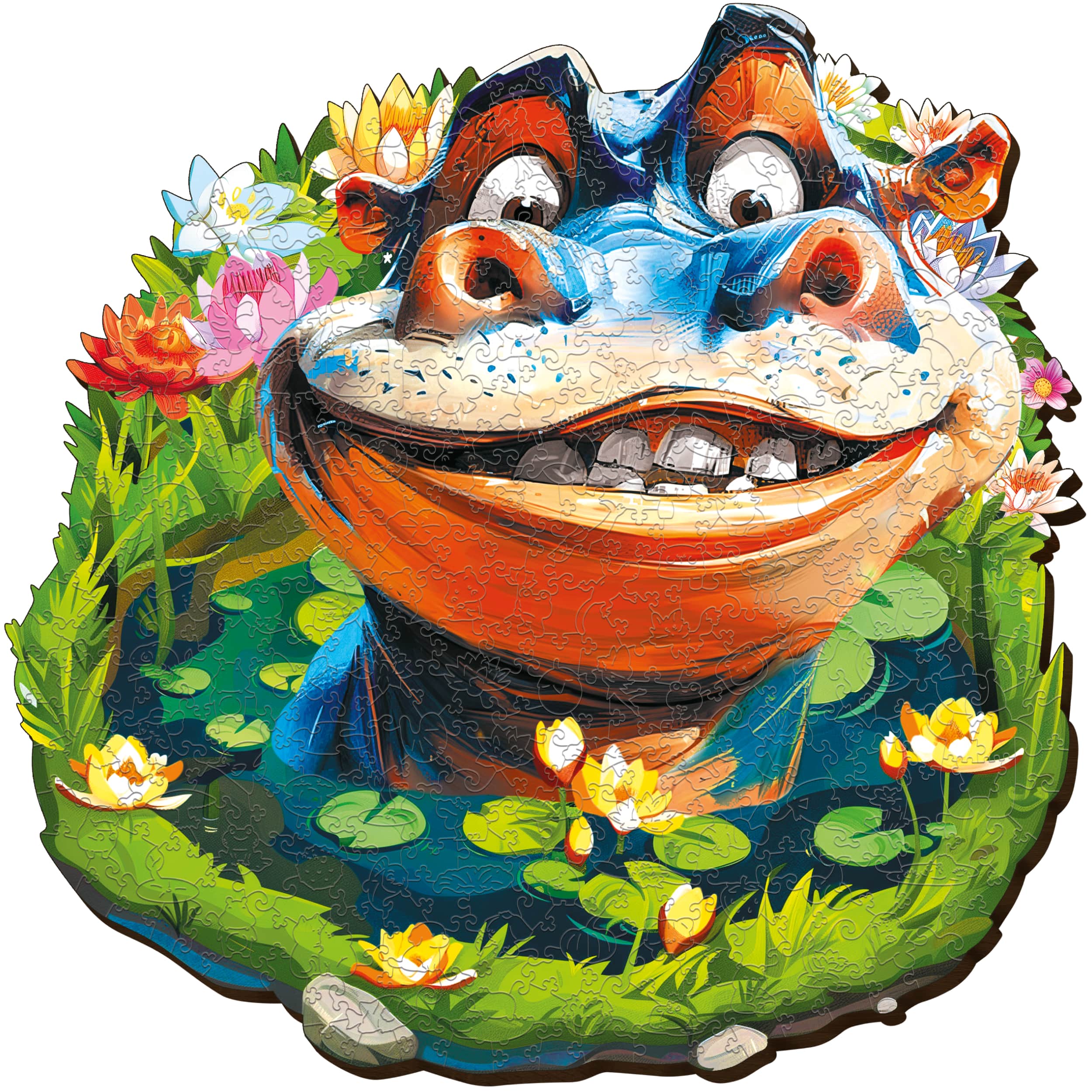 Images and photos of Funny Hippo Puzzle 300 pieces. ESC WELT.