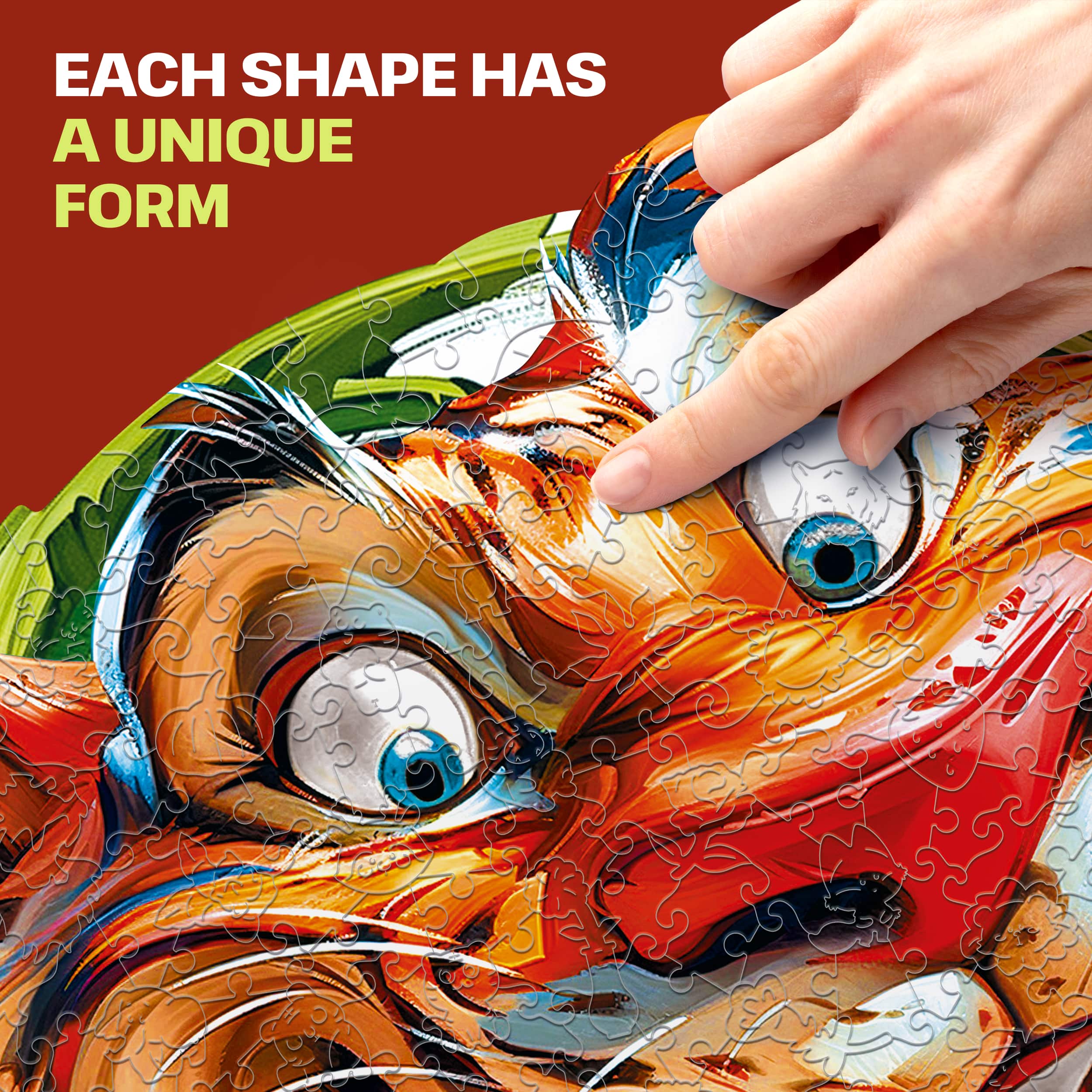 Images and photos of Funny Tiger Puzzle 500 pieces. ESC WELT.