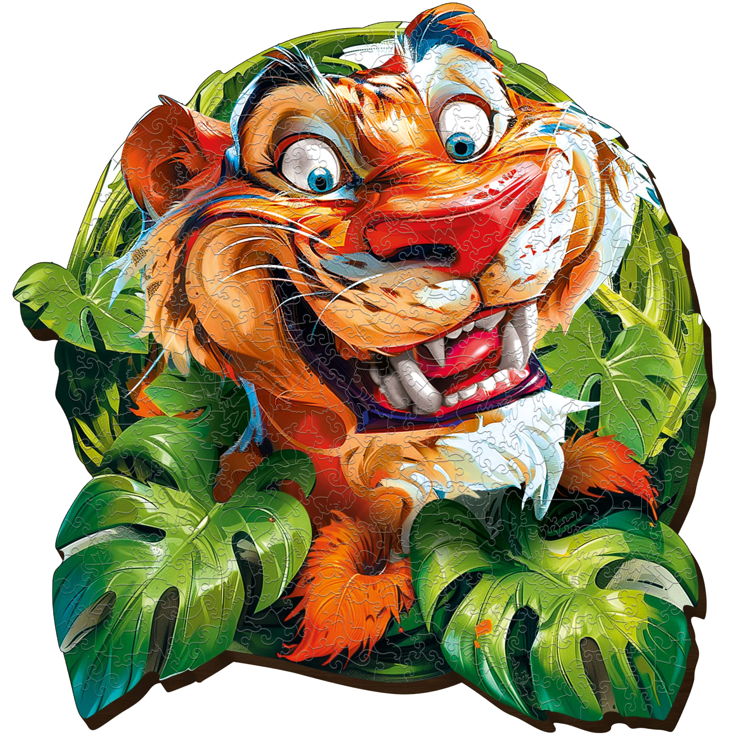 Images and photos of Funny Tiger Puzzle 500 pieces. ESC WELT.