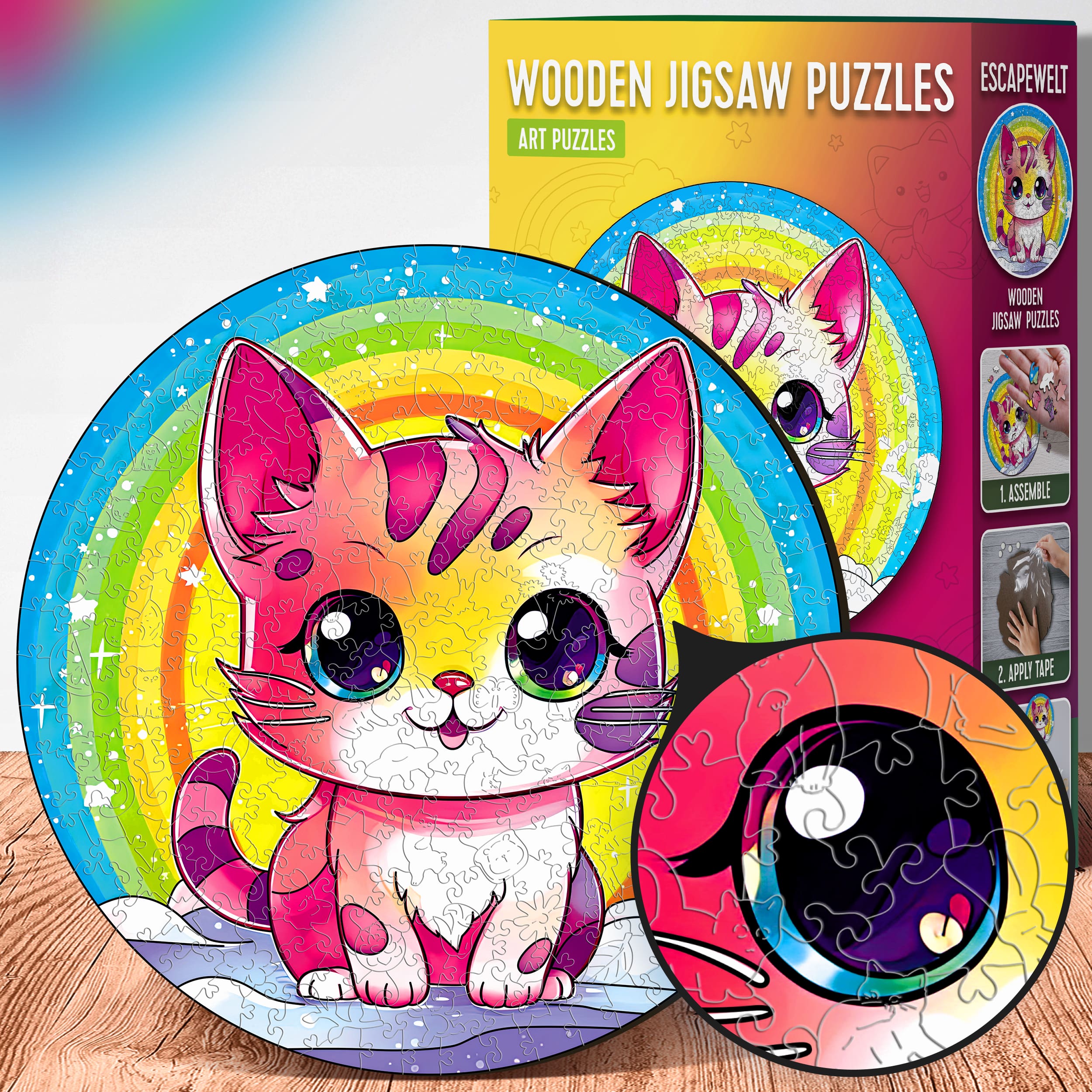 Images and photos of Kitten Puzzle 300 pieces. ESC WELT.