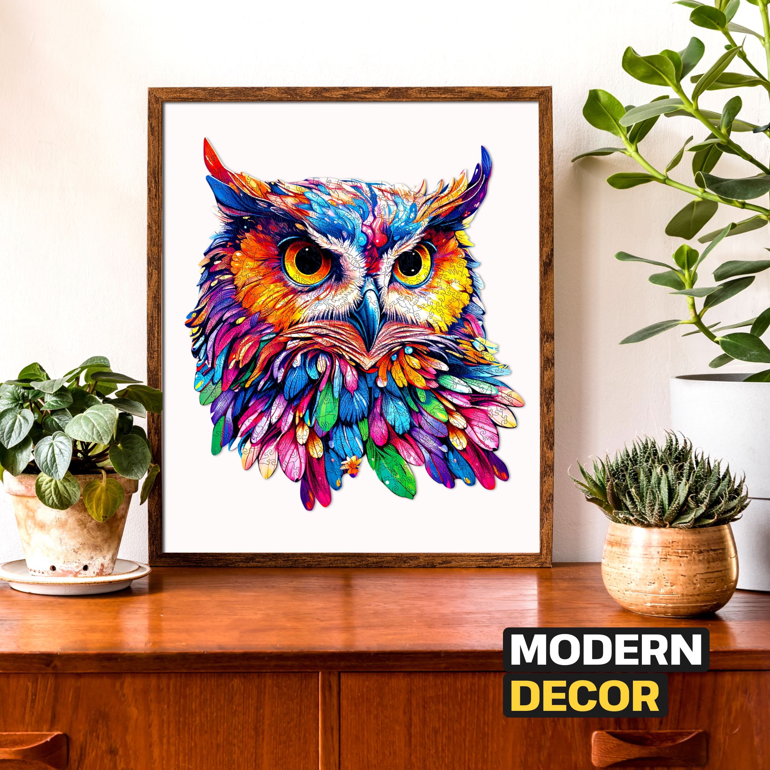 Images and photos of Owl puzzle 300 pieces. ESC WELT.