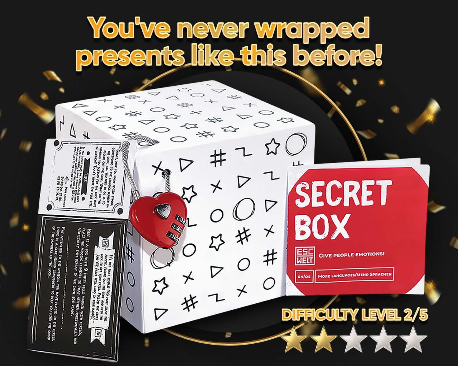 Images and photos of Secret Box. ESC WELT.