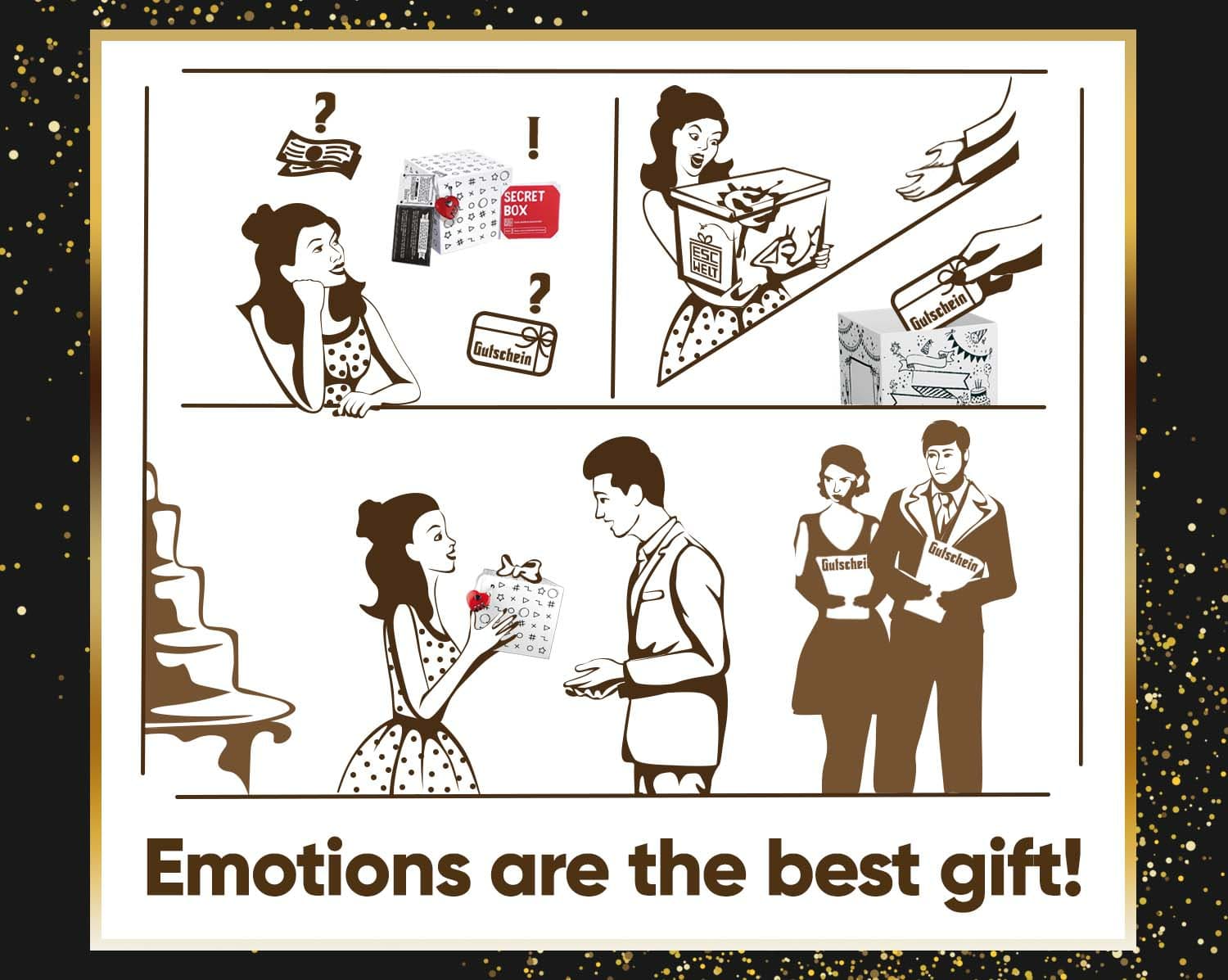 Images and photos of Secret Box. ESC WELT.