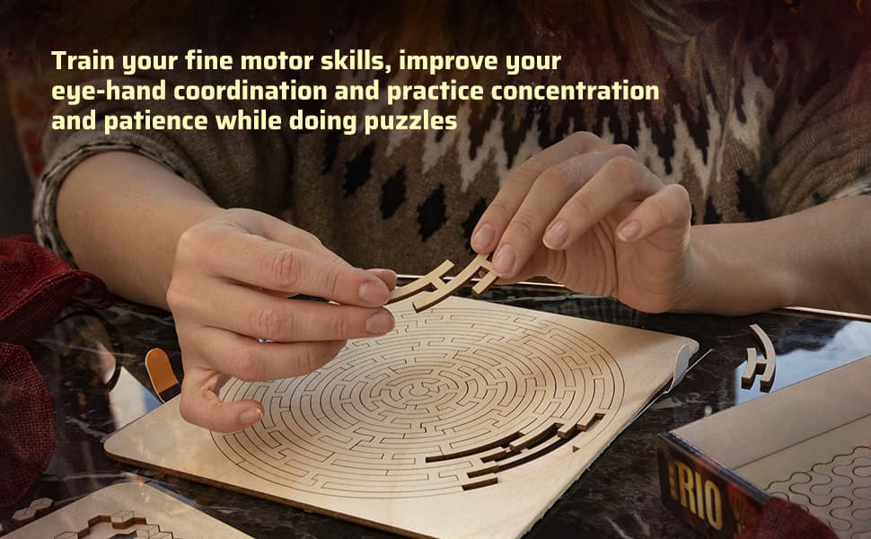 Images and photos of Trio Wooden Jigsaw Puzzles. ESC WELT.